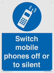 MV5759: Switch mobile phones off or to silent