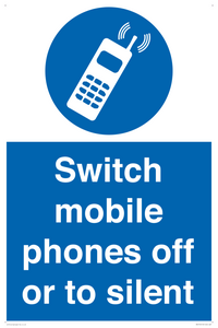 MV5759: Switch mobile phones off or to silent