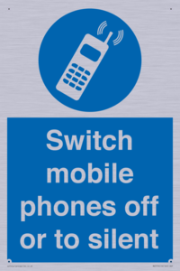 MV5759: Switch mobile phones off or to silent