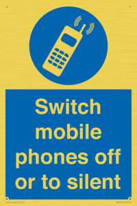 MV5759: Switch mobile phones off or to silent