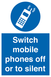 MV5759: Switch mobile phones off or to silent