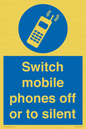MV5759: Switch mobile phones off or to silent