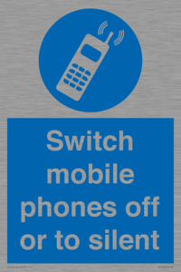 MV5759: Switch mobile phones off or to silent