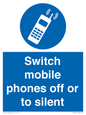 MV5759: Switch mobile phones off or to silent