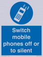 MV5759: Switch mobile phones off or to silent