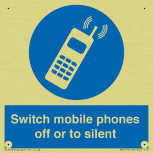 MV5759: Switch mobile phones off or to silent