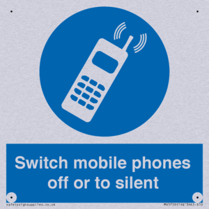 MV5759: Switch mobile phones off or to silent