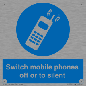 MV5759: Switch mobile phones off or to silent