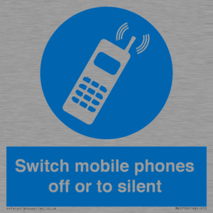 MV5759: Switch mobile phones off or to silent