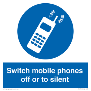 MV5759: Switch mobile phones off or to silent