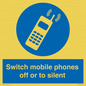 MV5759: Switch mobile phones off or to silent