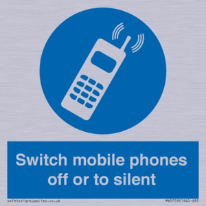 MV5759: Switch mobile phones off or to silent