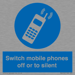 MV5759: Switch mobile phones off or to silent