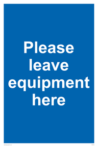 MV6189: Please leave equipment here