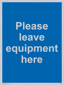 MV6189: Please leave equipment here