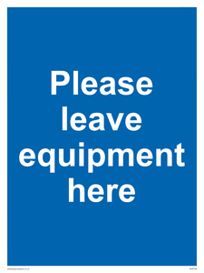 MV6189: Please leave equipment here