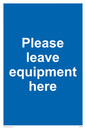 MV6189: Please leave equipment here
