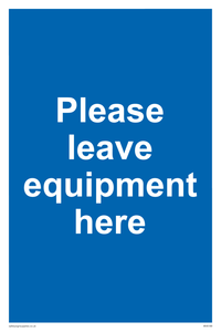 MV6189: Please leave equipment here