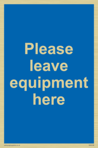 MV6189: Please leave equipment here