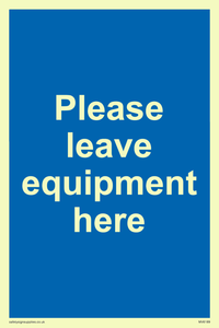 MV6189: Please leave equipment here