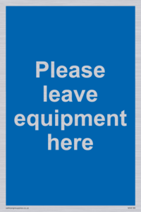 MV6189: Please leave equipment here