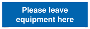 MV6189: Please leave equipment here