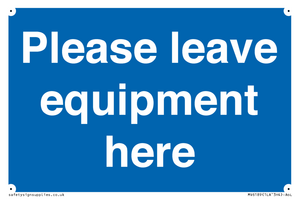 MV6189: Please leave equipment here