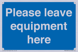 MV6189: Please leave equipment here