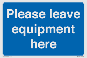 MV6189: Please leave equipment here