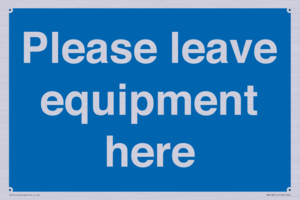 MV6189: Please leave equipment here