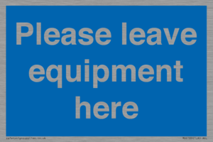 MV6189: Please leave equipment here