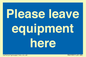 MV6189: Please leave equipment here