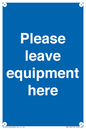 MV6189: Please leave equipment here