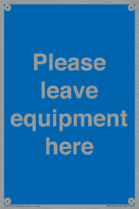 MV6189: Please leave equipment here