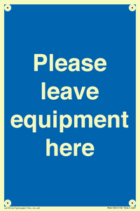 MV6189: Please leave equipment here
