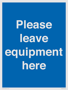 MV6189: Please leave equipment here