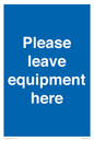 MV6189: Please leave equipment here