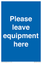 MV6189: Please leave equipment here