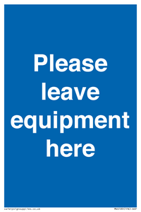 MV6189: Please leave equipment here