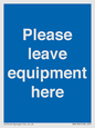 MV6189: Please leave equipment here