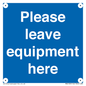 MV6189: Please leave equipment here