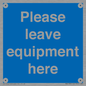 MV6189: Please leave equipment here