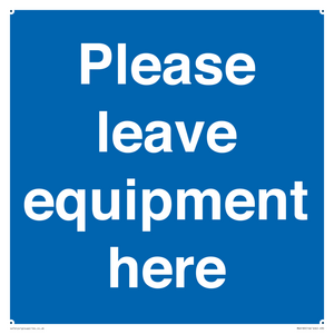 MV6189: Please leave equipment here