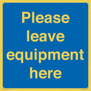 MV6189: Please leave equipment here