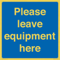 MV6189: Please leave equipment here