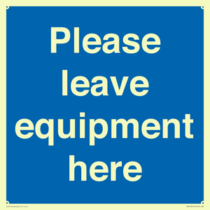 MV6189: Please leave equipment here