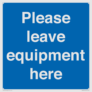MV6189: Please leave equipment here