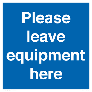 MV6189: Please leave equipment here