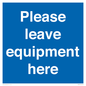 MV6189: Please leave equipment here