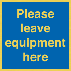 MV6189: Please leave equipment here